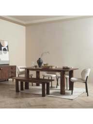 Barker and Stonehouse Elodie Boucle Dining Chair, in Neutral - thumbnail 5