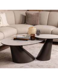 Barker and Stonehouse Halcyon Lamp Table in White - thumbnail 2