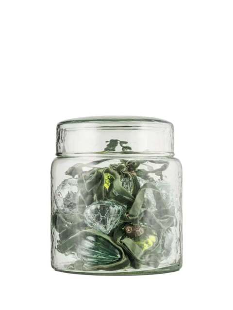Nkuku Adisa Mixed Green & Clear Bauble Jar Pack Of 16 in Green/Clear - image 1