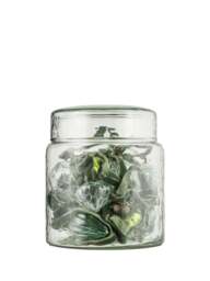 Nkuku Adisa Mixed Green & Clear Bauble Jar Pack Of 16 in Green/Clear - thumbnail 1