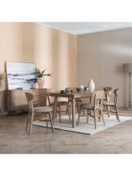 Barker and Stonehouse Lathan Reclaimed Wood Dining Chair in Brown - thumbnail 2