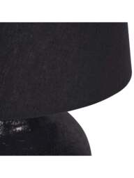 Libra Interiors Skyline Terracotta Table Lamp With Shade Small in Black, Size 28x23x39 - thumbnail 2