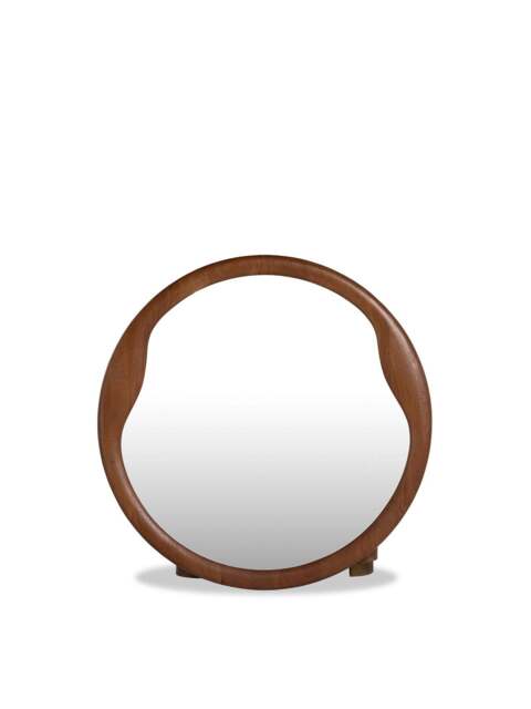 Barker and Stonehouse Zerina Walnut Edge Mirror in Brown - image 1