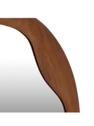 Barker and Stonehouse Zerina Walnut Edge Mirror in Brown - thumbnail 3