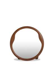 Barker and Stonehouse Zerina Walnut Edge Mirror in Brown - thumbnail 1