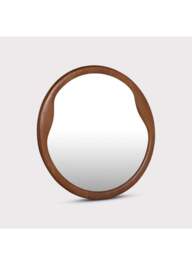 Barker and Stonehouse Zerina Walnut Edge Mirror in Brown - thumbnail 2