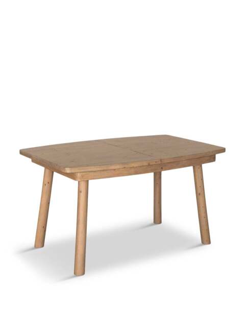 Barker and Stonehouse Lathan Reclaimed Wood Extending Dining Table in Brown, Size 140-190Cm - image 1