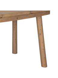 Barker and Stonehouse Lathan Reclaimed Wood Extending Dining Table in Brown, Size 140-190Cm - thumbnail 4