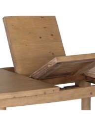 Barker and Stonehouse Lathan Reclaimed Wood Extending Dining Table in Brown, Size 140-190Cm - thumbnail 3
