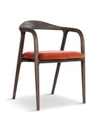 Barker and Stonehouse Nelda Fabric Dining Chair in Brown