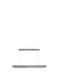 Heal's Onda Led Long Pendant in Steel, Satin - thumbnail 3