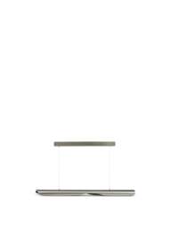 Heal's Onda Led Long Pendant in Steel, Satin