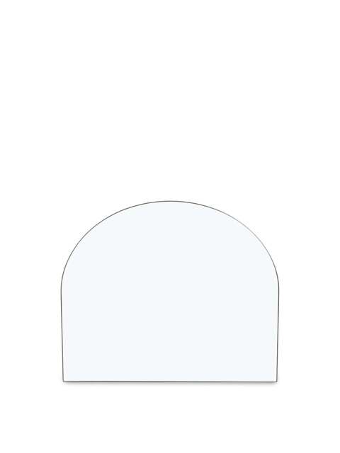 Heal's Fine Edge Mirror Over Mantle in Black