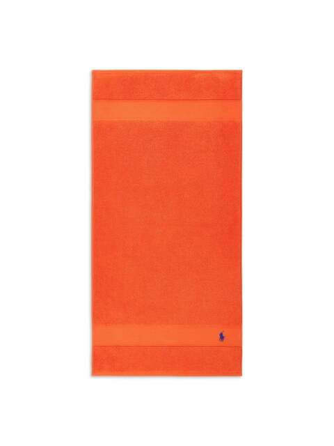 Ralph Lauren Home Polo Player Hand Towel Orange in Sailing Orange, Cotton - image 1