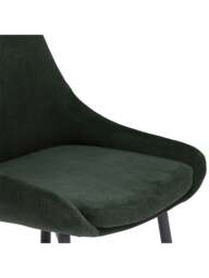 Barker and Stonehouse Emmett Cord Fabric Dining Chair in Green - thumbnail 4