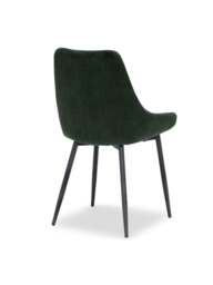 Barker and Stonehouse Emmett Cord Fabric Dining Chair in Green - thumbnail 3