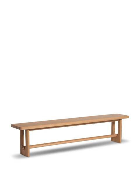 Barker and Stonehouse Olav Neutral Wood Dining Bench in Brown, Size 186Cm - image 1
