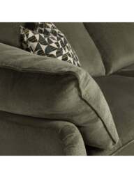 Barker and Stonehouse Orion Fabric Grand Sofa in Green, Size 4 Seater - thumbnail 5