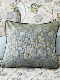Bedeck of Belfast Emira Cover Set Size Teal in Soft Teal/Green, Cotton, Size King - thumbnail 4