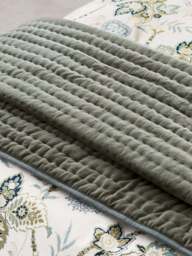 Bedeck of Belfast Emira Cover Set Size Teal in Soft Teal/Green, Cotton, Size King - thumbnail 3