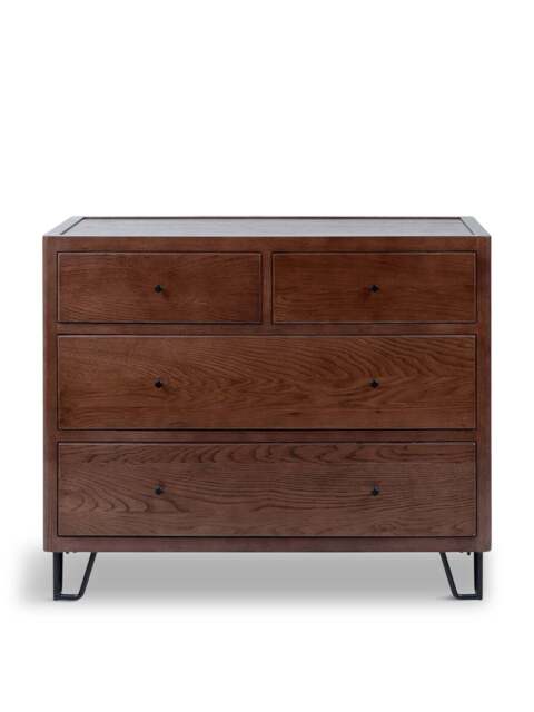 Heal's Brunel Low Chest Dark Wood in Brown, Size 89x45x62 - image 1