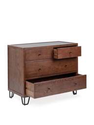 Heal's Brunel Low Chest Dark Wood in Brown, Size 89x45x62 - thumbnail 3
