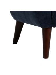 Barker and Stonehouse Lucian Fabric Armchair in Blue - thumbnail 3