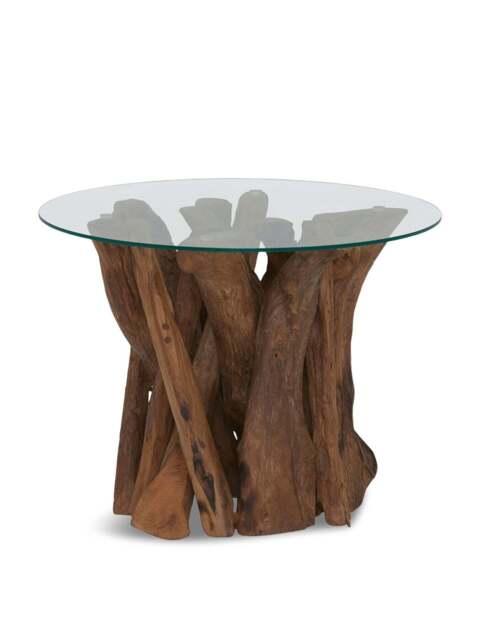Barker and Stonehouse Whinfell Round Lamp Table in Brown - image 1