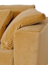 Heal's Trento 4 Seater Velvet Sofa in Camel, Wool, Size W226 x D10 - thumbnail 4