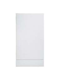TURNER BIANCA Bianca Zero Twist Satin Stitch Bath Towel in White, Cotton/Satin - thumbnail 1