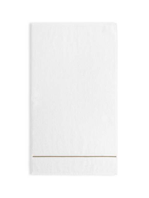 Fenwick at Home Claygate Bath Truffle in White/Truffle, Cotton, Size Sheet - image 1