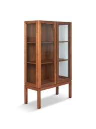 Heal's Riga Display Cabinet in Walnut - thumbnail 1