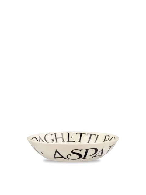 Emma Bridgewater Black Toast Spaghetti Bolognese Medium Pasta Bowl in White - image 1
