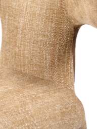 Libra Interiors Pair Of Milo Upholstered Dining Chairs In Wheat in Beige, Wood/Metal - thumbnail 4