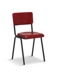 Barker and Stonehouse Twyford Dining Chair in Red, Leather