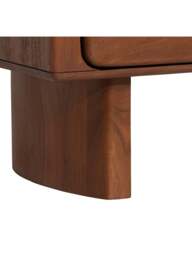 Barker and Stonehouse Zerina Walnut 5 Drawer Chest in Brown - thumbnail 4