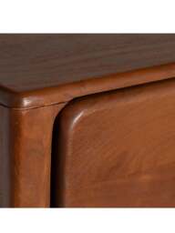 Barker and Stonehouse Zerina Walnut 5 Drawer Chest in Brown - thumbnail 3