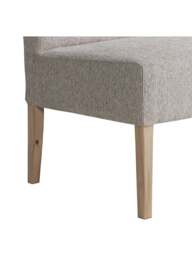 Barker and Stonehouse Medina Upholstered Dining Bench in Grey - thumbnail 4