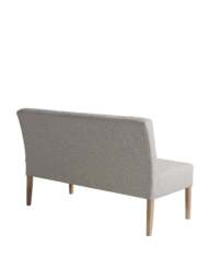 Barker and Stonehouse Medina Upholstered Dining Bench in Grey - thumbnail 5