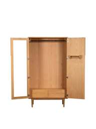 Barker and Stonehouse Winchester Oak Double Wardrobe in Neutral - thumbnail 4
