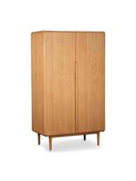 Barker and Stonehouse Winchester Oak Double Wardrobe in Neutral - thumbnail 1