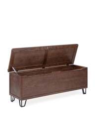 Heal's Brunel Blanket Box Dark Wood in Brown, Size 128x39x51 - thumbnail 4
