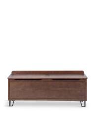 Heal's Brunel Blanket Box Dark Wood in Brown, Size 128x39x51 - thumbnail 1