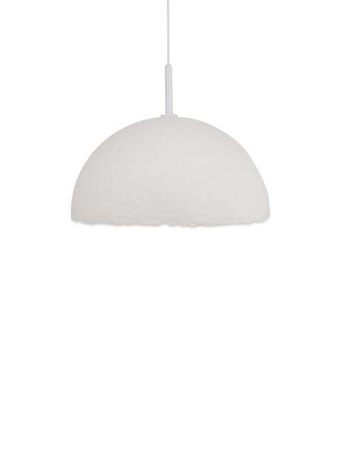 Heal's Pietra Papier Mache Pendant 50Cm in White, Size L - image 1