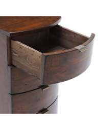 Barker and Stonehouse Navajos Reclaimed Wood 7 Drawer Tallboy in Reclaimed Wood/Chestnut Finish, Wood/Metal - thumbnail 4