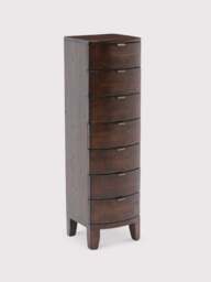 Barker and Stonehouse Navajos Reclaimed Wood 7 Drawer Tallboy in Reclaimed Wood/Chestnut Finish, Wood/Metal - thumbnail 2