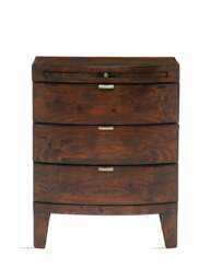 Barker and Stonehouse Navajos Reclaimed Wood 3 Drawer Wide Bedside Chest Of Drawers in Reclaimed Wood/Chestnut Finish, Wood/Metal - thumbnail 1