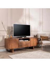 Barker and Stonehouse Zerina Tv Unit in Brown - thumbnail 2