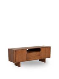 Barker and Stonehouse Zerina Tv Unit in Brown - thumbnail 1