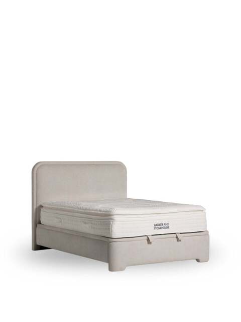 Barker and Stonehouse Tilbury Ottoman Bed Frame in Neutral - image 1